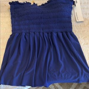 Magic suit Royal Blue Smocked top